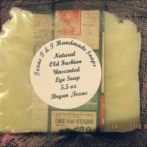 All Natural Unscented Hot process Old Fashion Lye
